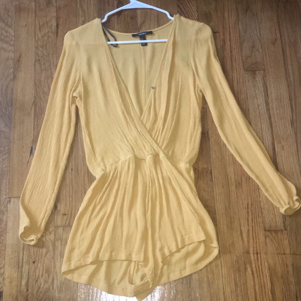 Yellow Romper Forever 21 Teens/Woman